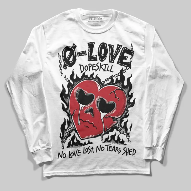 Black Toe 14s DopeSkill Long Sleeve T-Shirt Crying Heart Graphic sold by DopeSkill