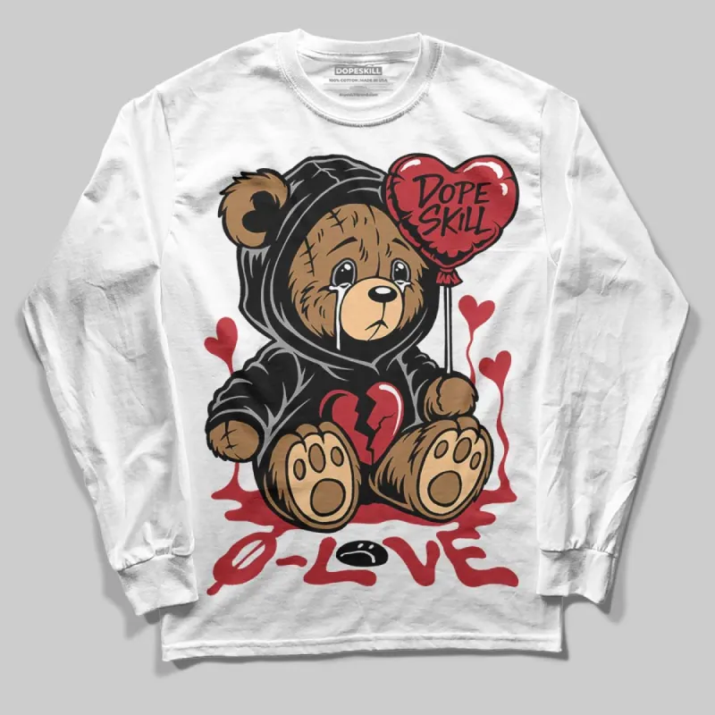 Black Toe 14s DopeSkill Long Sleeve T-Shirt Broken Bear Graphic sold by DopeSkill
