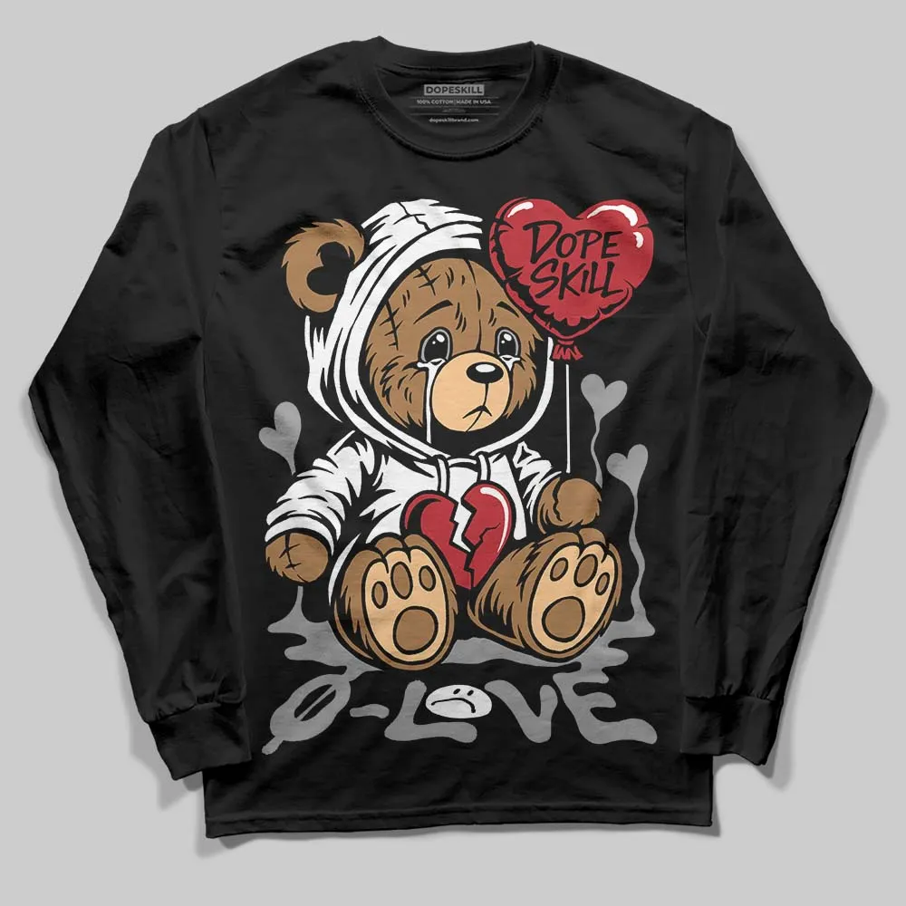 Black Toe 14s DopeSkill Long Sleeve T-Shirt Broken Bear Graphic sold by DopeSkill product image thumbnail 2