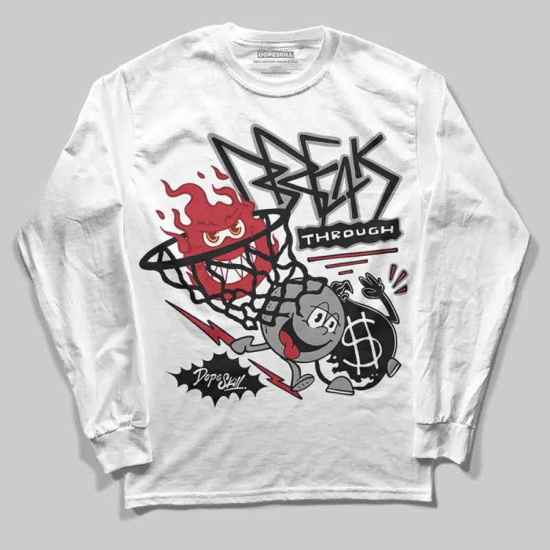 Black Toe 14s DopeSkill Long Sleeve T-Shirt Break Through Graphic sold by DopeSkill