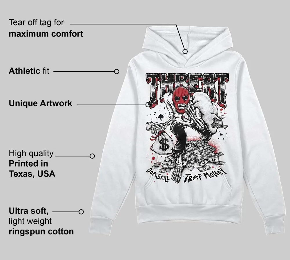 Black Toe 14s DopeSkill Hoodie Sweatshirt Threat Graphic sold by DopeSkill product image thumbnail 3