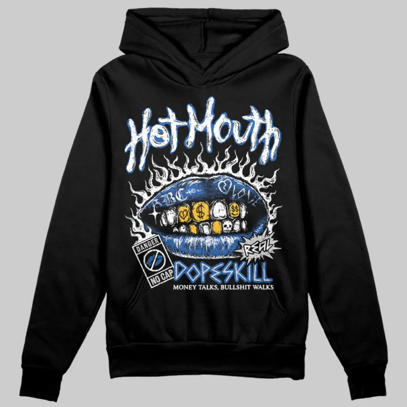Blueberry 12s DopeSkill Hoodie Sweatshirt Hot Mouth Graphic sold by DopeSkill
