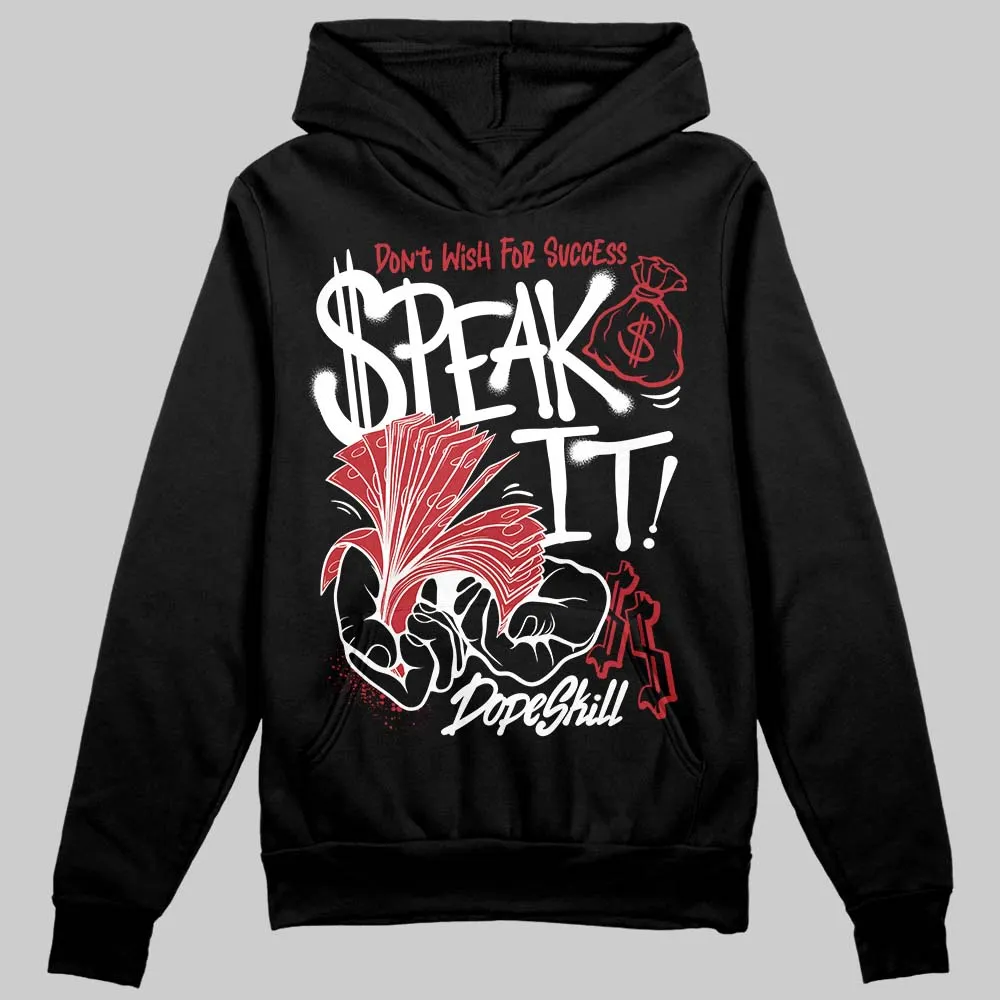 Black Toe 14s DopeSkill Hoodie Sweatshirt Speak It Graphic sold by DopeSkill product image thumbnail 2
