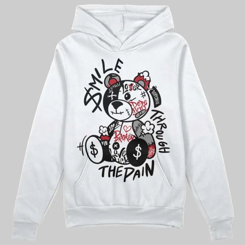 Black Toe 14s DopeSkill Hoodie Sweatshirt Smile Through The Pain Graphic sold by DopeSkill