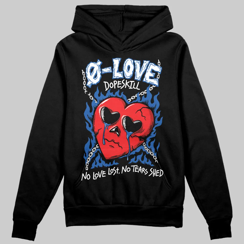 Blueberry 12s DopeSkill Hoodie Sweatshirt Crying Heart Graphic sold by DopeSkill
