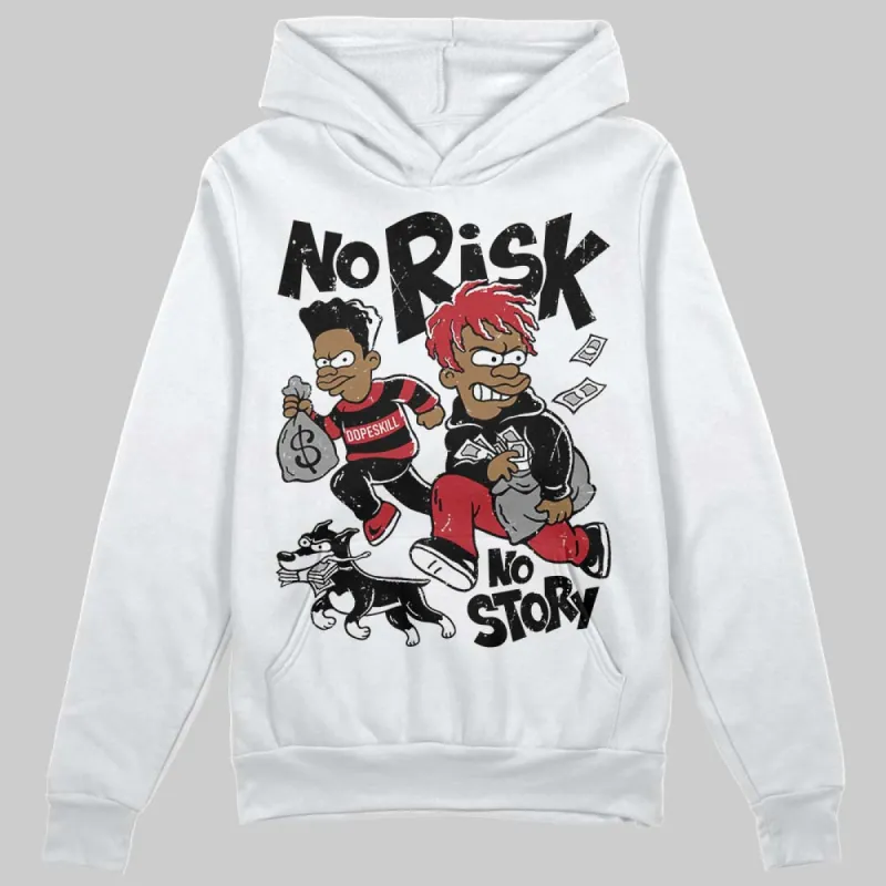 Black Toe 14s DopeSkill Hoodie Sweatshirt No Risk No Story Graphic sold by DopeSkill