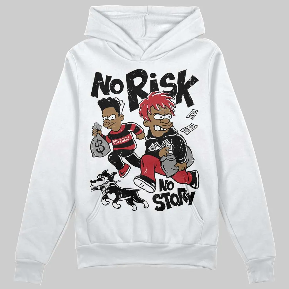 Black Toe 14s DopeSkill Hoodie Sweatshirt No Risk No Story Graphic sold by DopeSkill