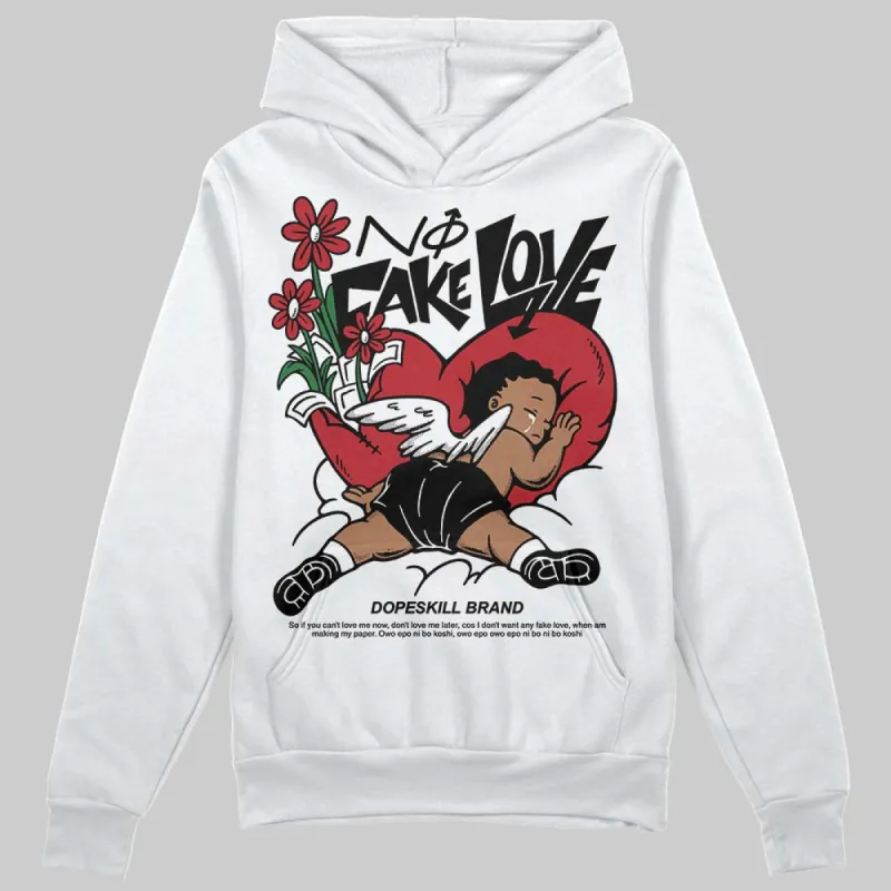 Black Toe 14s DopeSkill Hoodie Sweatshirt No Fake Love Graphic sold by DopeSkill