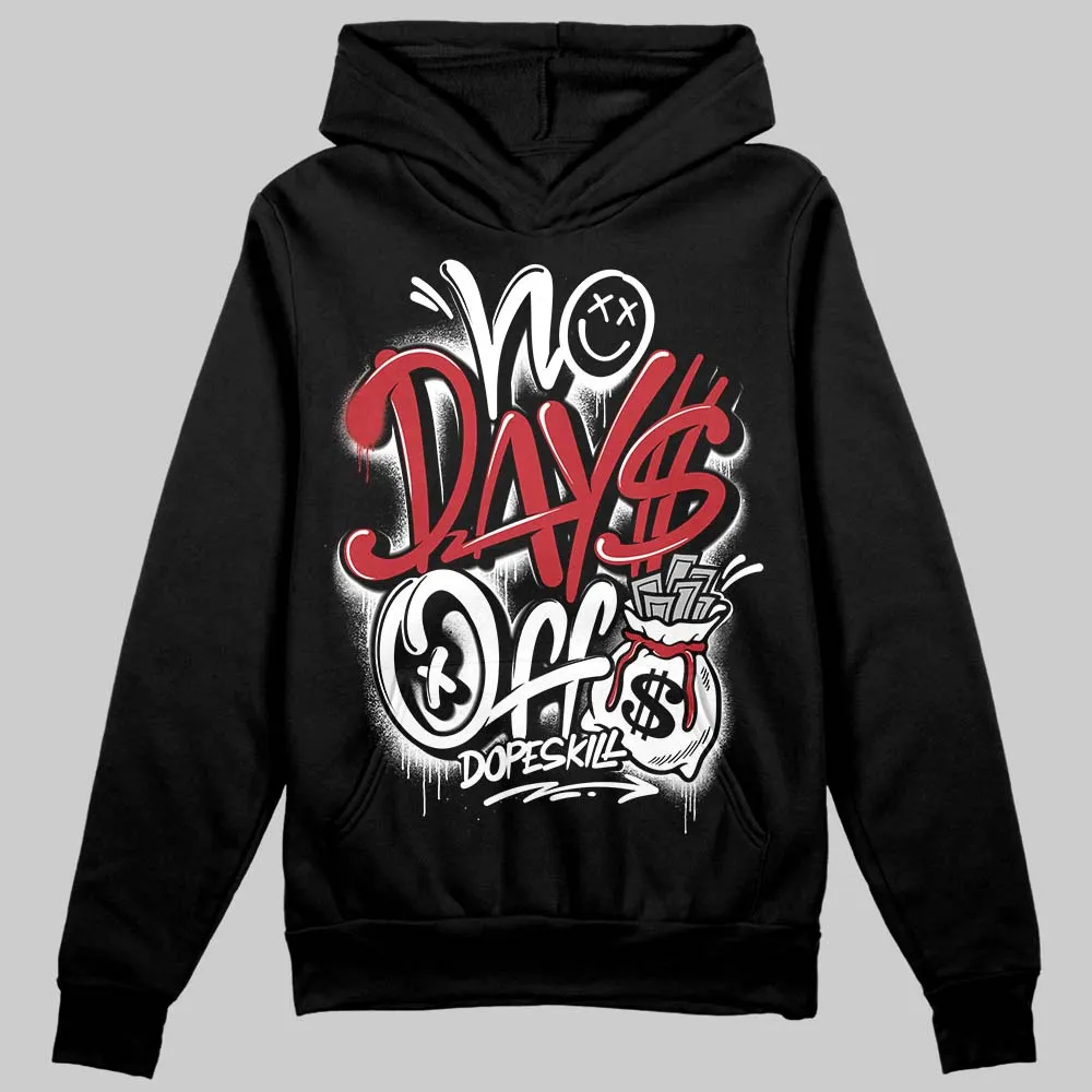 Black Toe 14s DopeSkill Hoodie Sweatshirt No Days Off Graphic sold by DopeSkill product image thumbnail 2