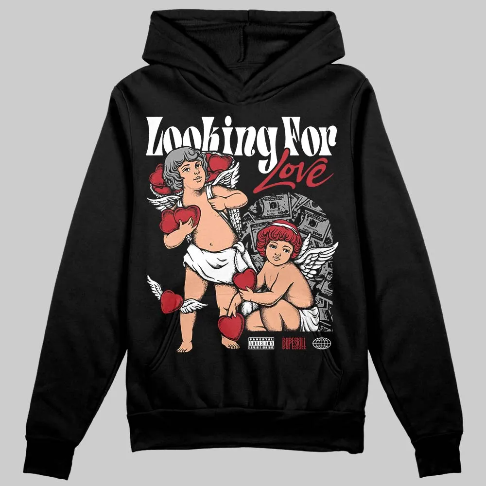 Black Toe 14s DopeSkill Hoodie Sweatshirt Looking For Love Graphic sold by DopeSkill product image thumbnail 2