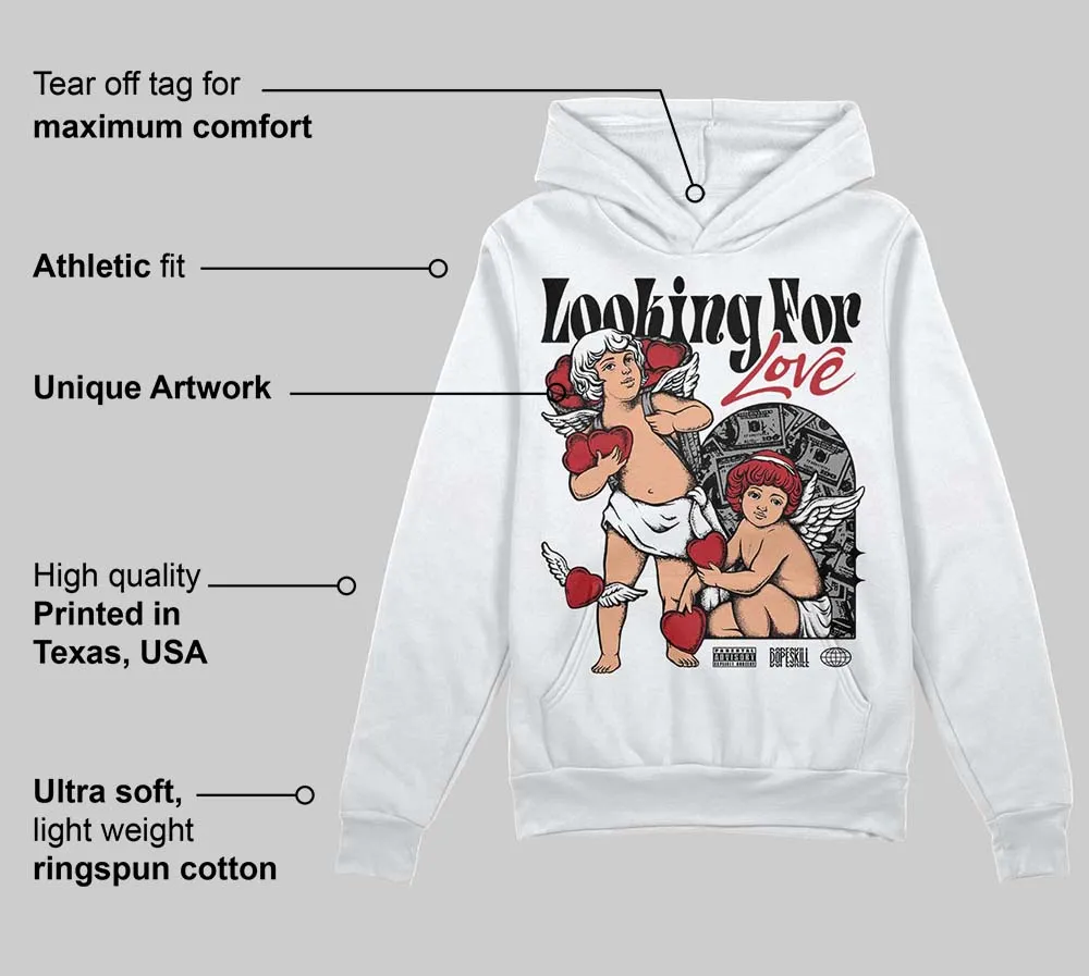 Black Toe 14s DopeSkill Hoodie Sweatshirt Looking For Love Graphic sold by DopeSkill product image thumbnail 3