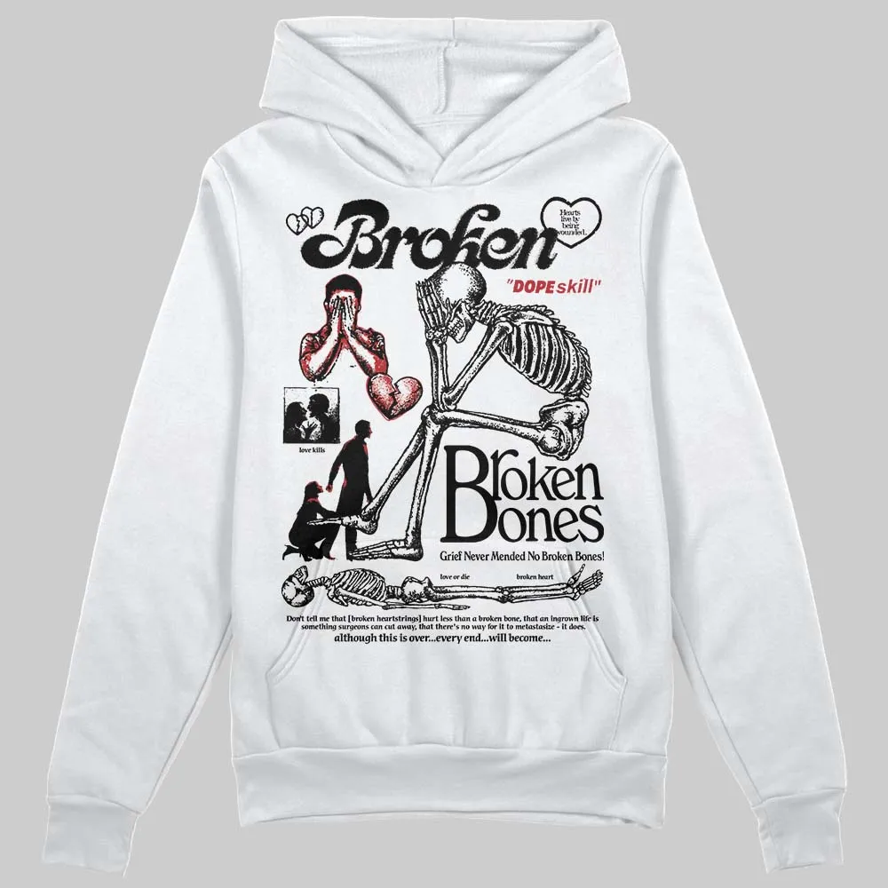 Black Toe 14s DopeSkill Hoodie Sweatshirt Broken Bones Graphic sold by DopeSkill
