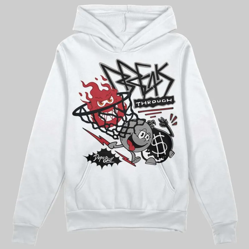 Black Toe 14s DopeSkill Hoodie Sweatshirt Break Through Graphic sold by DopeSkill