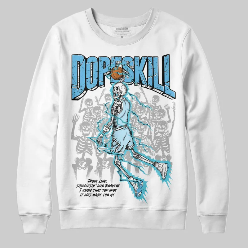 Legend Blue 11s DopeSkill Sweatshirt Thunder Dunk Graphic sold by DopeSkill