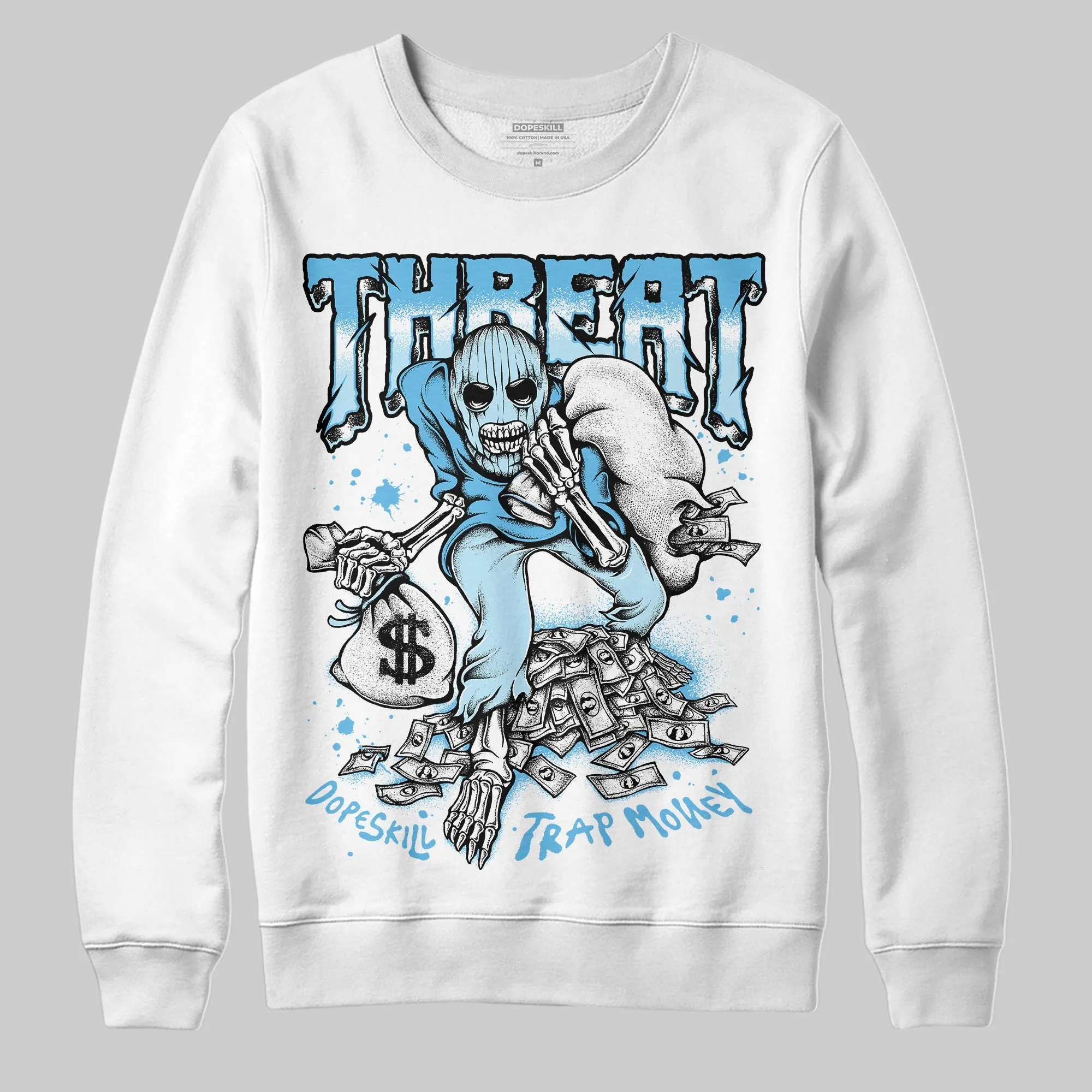 Legend Blue 11s DopeSkill Sweatshirt Threat Graphic sold by DopeSkill