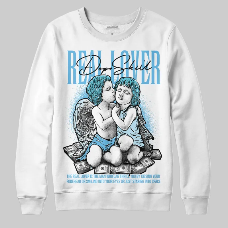 Legend Blue 11s DopeSkill Sweatshirt Real Lover Graphic sold by DopeSkill