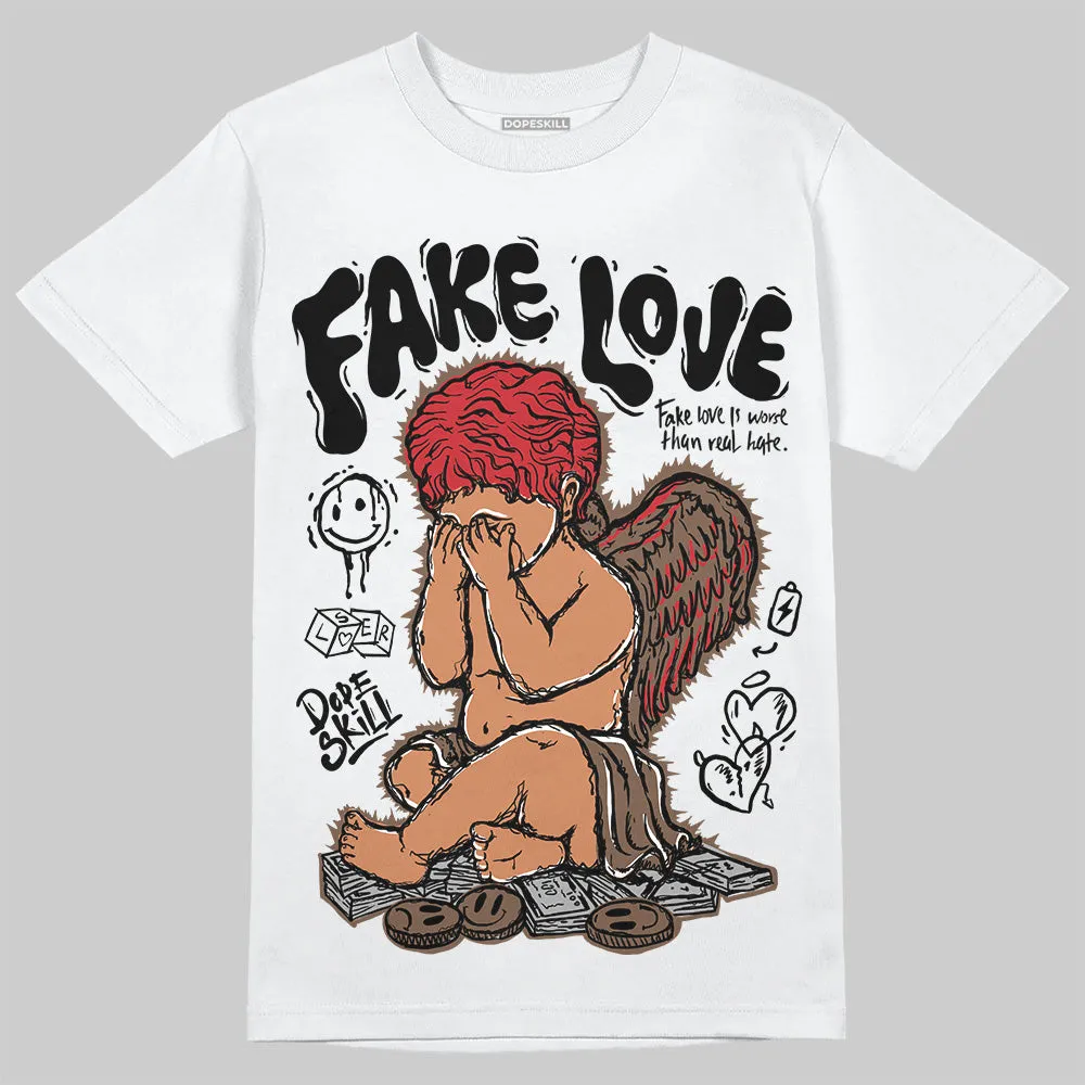 Olive 9s DopeSkill T-Shirt New Fake Love Graphic sold by DopeSkill