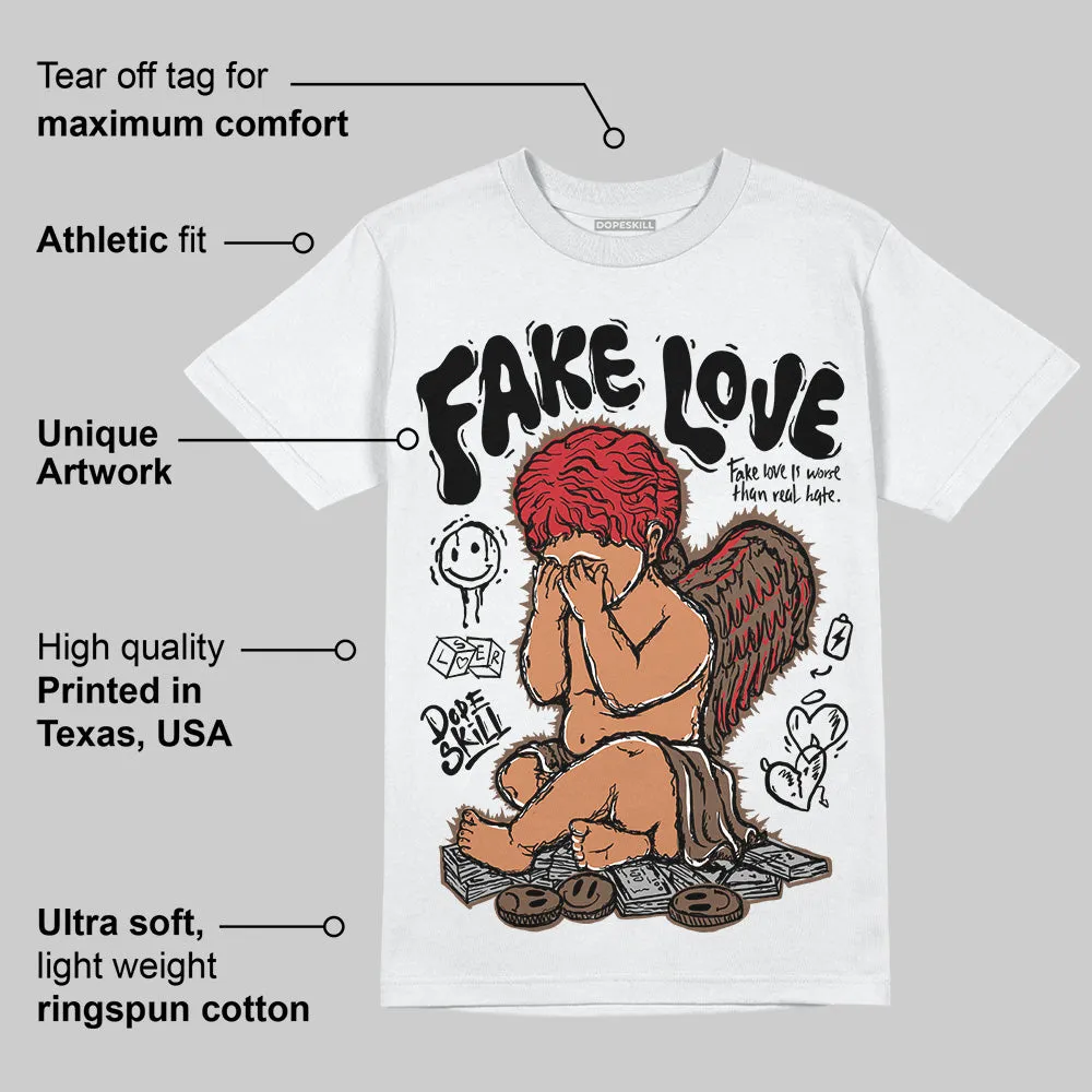 Olive 9s DopeSkill T-Shirt New Fake Love Graphic sold by DopeSkill product image thumbnail 3