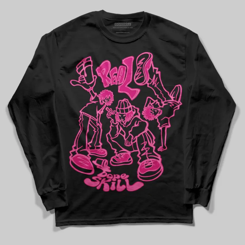 Rick RO Pink Leather Sneakers DopeSkill Long Sleeve T-Shirt Real Y2K Players Graphic sold by DopeSkill