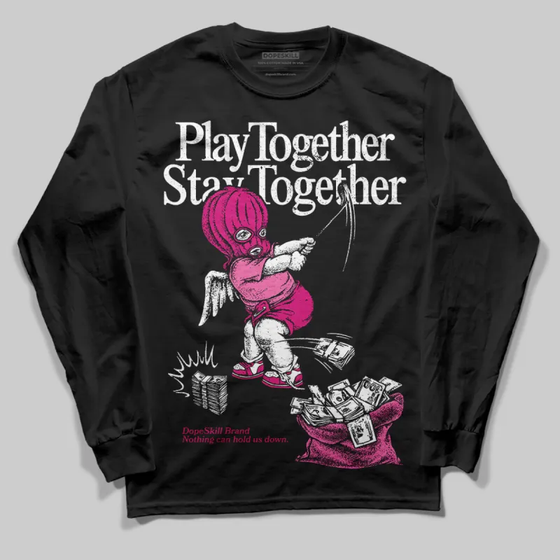Rick RO Pink Leather Sneakers DopeSkill Long Sleeve T-Shirt Play together, Stay together Graphic sold by DopeSkill