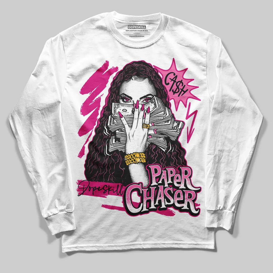 Rick RO Pink Leather Sneakers DopeSkill Long Sleeve T-Shirt NPC Graphic sold by DopeSkill product image thumbnail 2