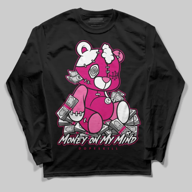 Rick RO Pink Leather Sneakers DopeSkill Long Sleeve T-Shirt MOMM Bear Graphic sold by DopeSkill