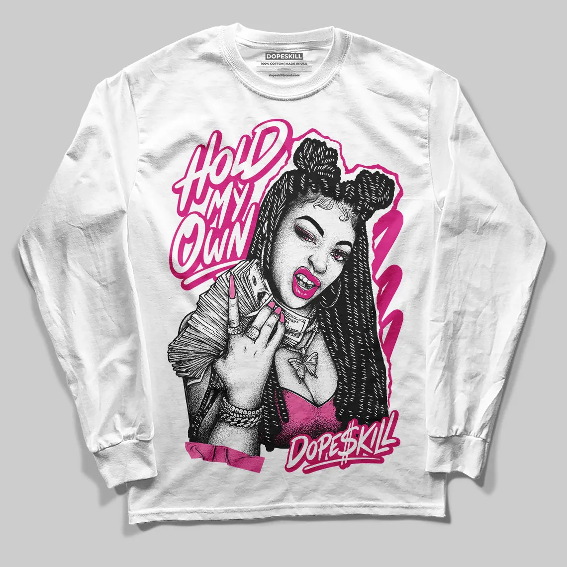 Rick RO Pink Leather Sneakers DopeSkill Long Sleeve T-Shirt New H.M.O Graphic sold by DopeSkill product image thumbnail 2