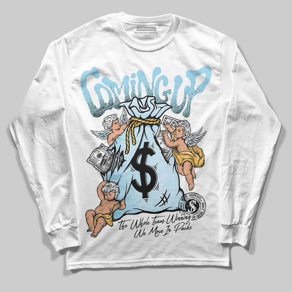 Knu Stack Vintage Satin Dream Blue DopeSkill Long Sleeve T-Shirt Money Bag Coming Up Graphic sold by DopeSkill