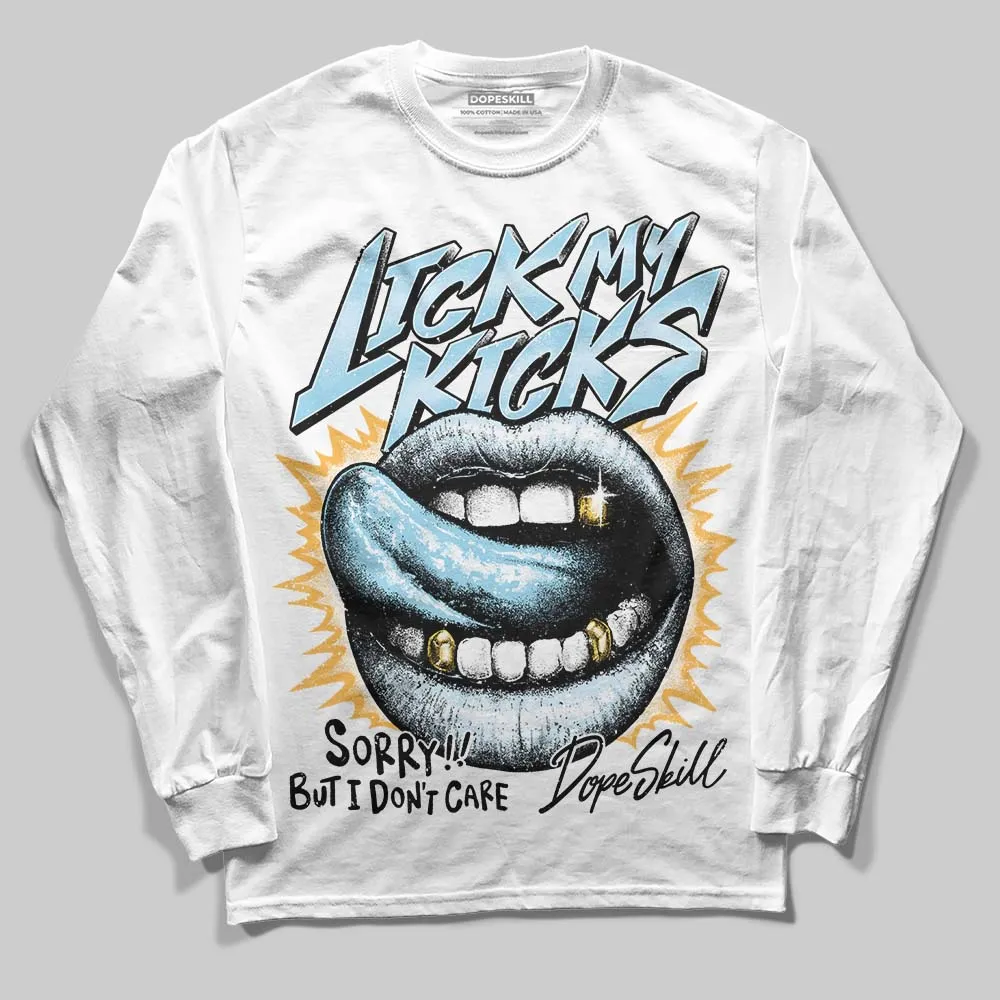 Knu Stack Vintage Satin Dream Blue DopeSkill Long Sleeve T-Shirt Lick My Kicks Graphic sold by DopeSkill