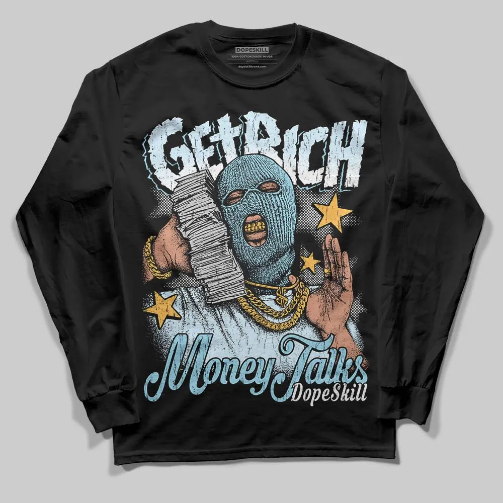 Knu Stack Vintage Satin Dream Blue DopeSkill Long Sleeve T-Shirt Get Rich Graphic sold by DopeSkill product image thumbnail 2