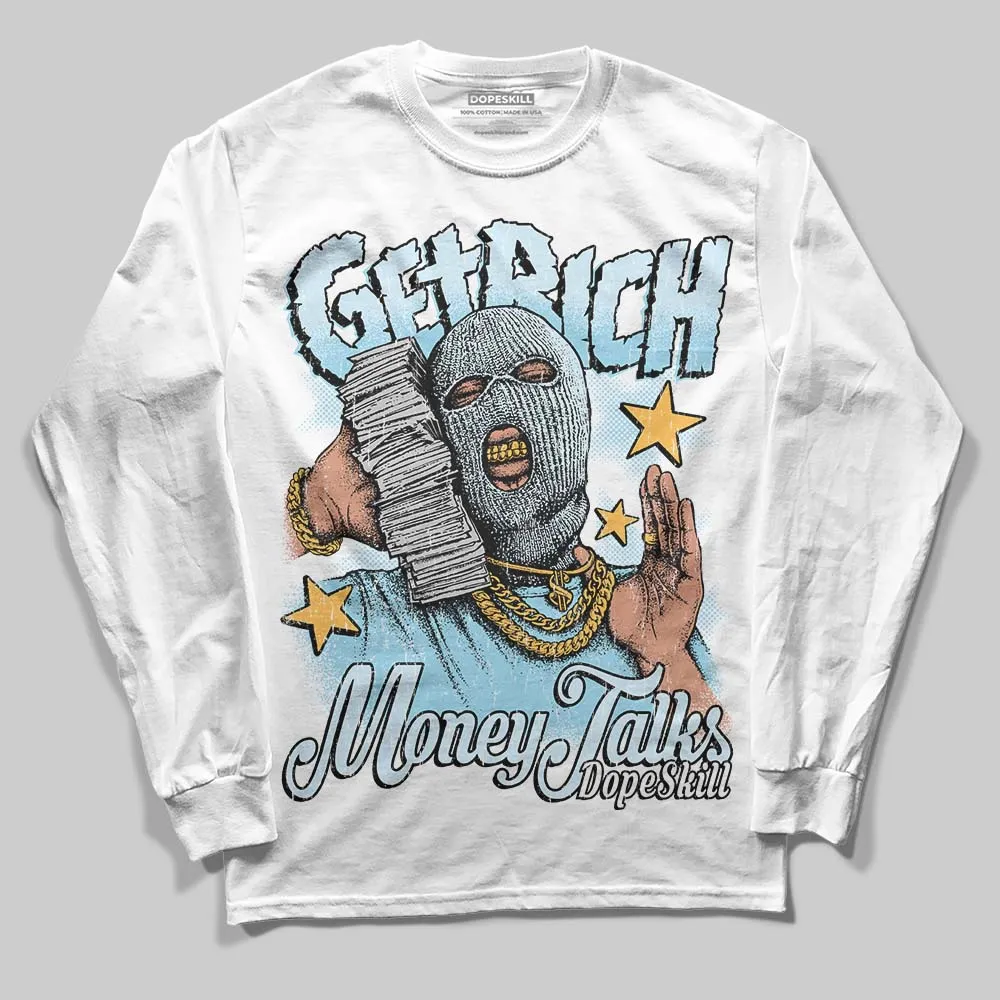 Knu Stack Vintage Satin Dream Blue DopeSkill Long Sleeve T-Shirt Get Rich Graphic sold by DopeSkill