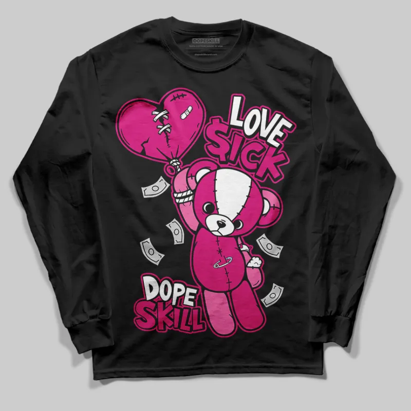 Rick RO Pink Leather Sneakers DopeSkill Long Sleeve T-Shirt Love Sick Graphic sold by DopeSkill