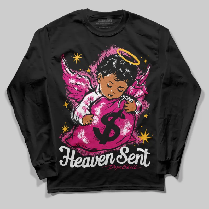 Rick RO Pink Leather Sneakers DopeSkill Long Sleeve T-Shirt Heaven Sent Graphic sold by DopeSkill