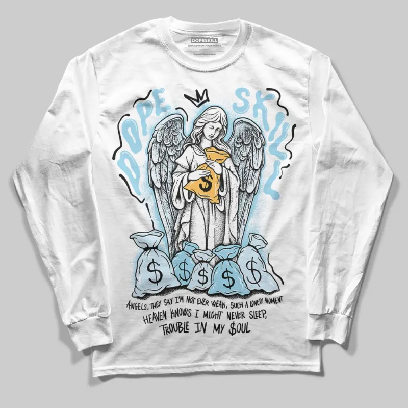 Knu Stack Vintage Satin Dream Blue DopeSkill Long Sleeve T-Shirt Angels Graphic sold by DopeSkill