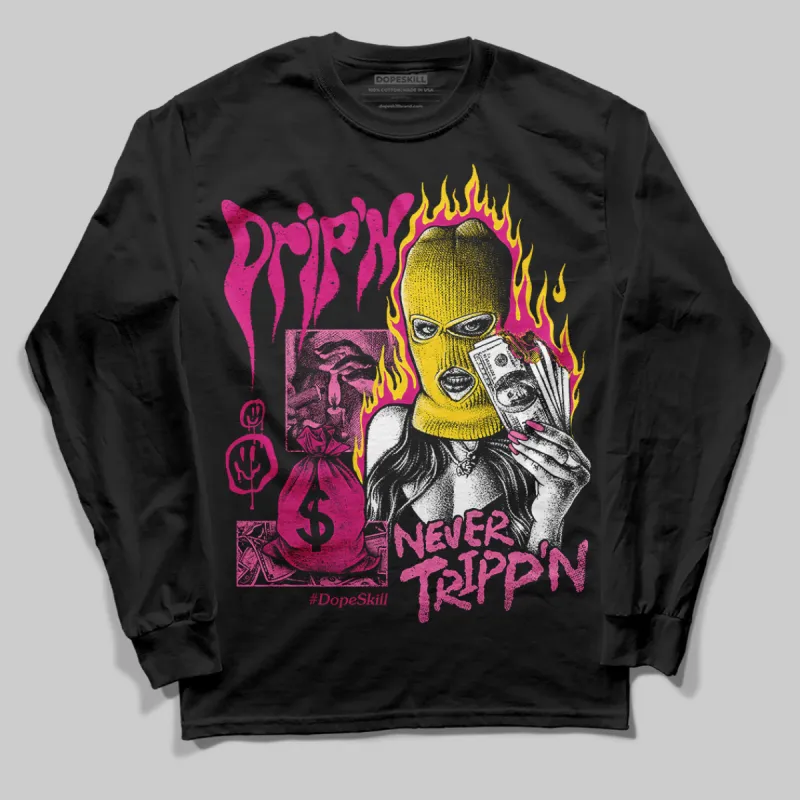 Rick RO Pink Leather Sneakers DopeSkill Long Sleeve T-Shirt Drip'n Never Tripp'n Graphic sold by DopeSkill