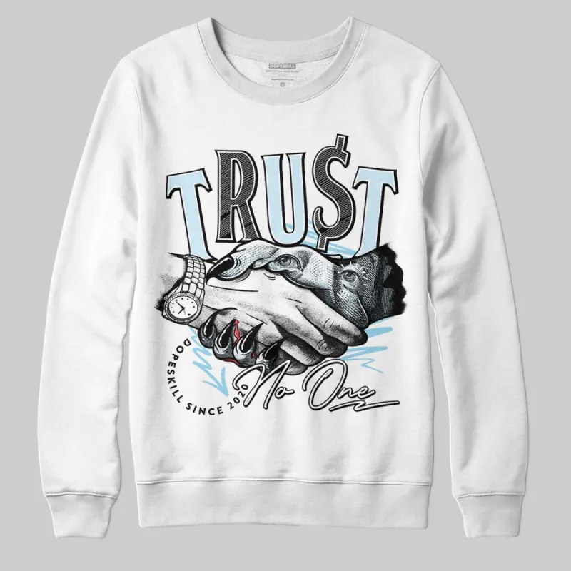 Knu Stack Vintage Satin Dream Blue DopeSkill Sweatshirt Trust No One Graphic sold by DopeSkill