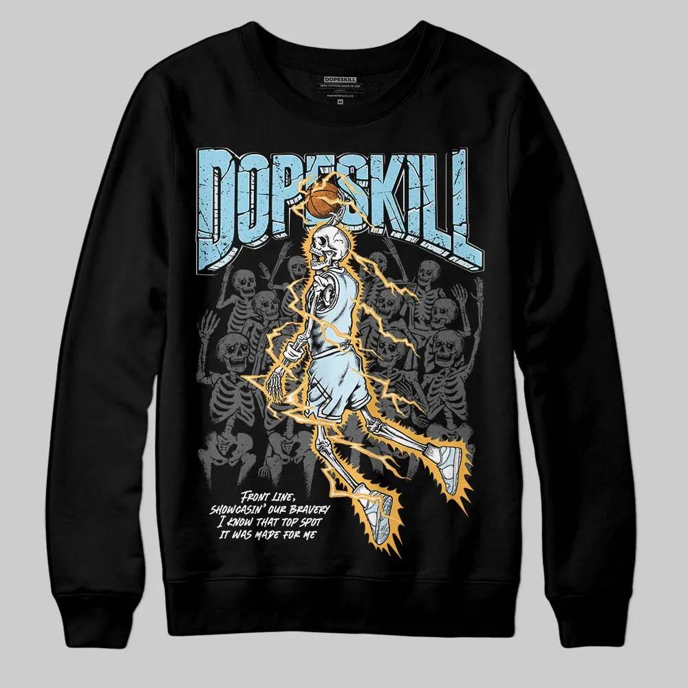Knu Stack Vintage Satin Dream Blue DopeSkill Sweatshirt Thunder Dunk Graphic sold by DopeSkill product image thumbnail 2