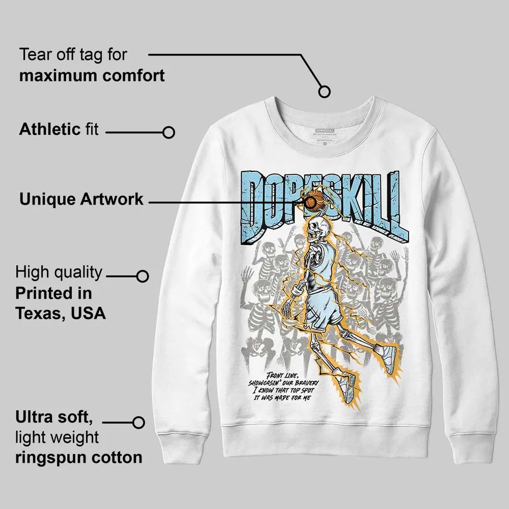Knu Stack Vintage Satin Dream Blue DopeSkill Sweatshirt Thunder Dunk Graphic sold by DopeSkill product image thumbnail 3