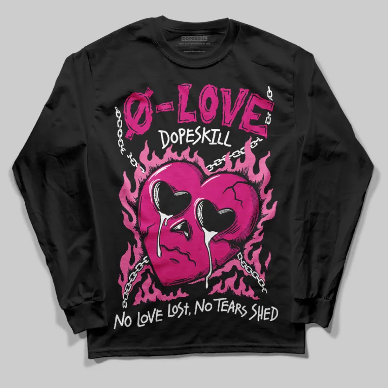 Rick RO Pink Leather Sneakers DopeSkill Long Sleeve T-Shirt Crying Heart Graphic sold by DopeSkill