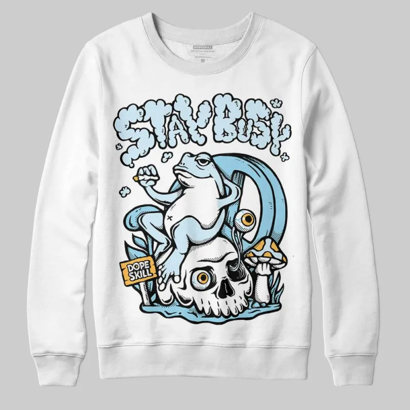 Knu Stack Vintage Satin Dream Blue DopeSkill Sweatshirt Stay Busy Graphic sold by DopeSkill