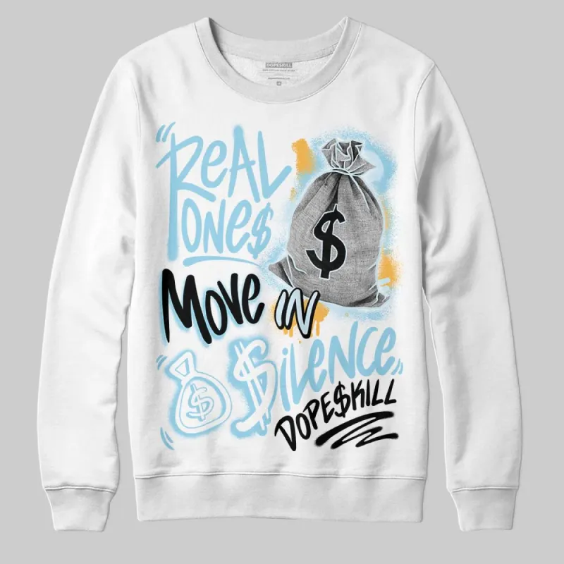 Knu Stack Vintage Satin Dream Blue DopeSkill Sweatshirt Real Ones Move In Silence Graphic sold by DopeSkill