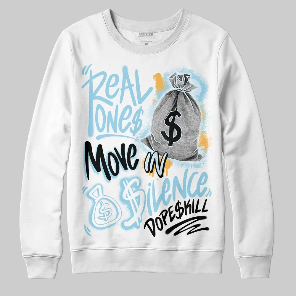 Knu Stack Vintage Satin Dream Blue DopeSkill Sweatshirt Real Ones Move In Silence Graphic sold by DopeSkill