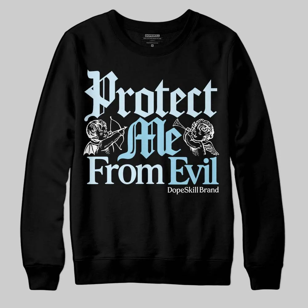 Knu Stack Vintage Satin Dream Blue DopeSkill Sweatshirt Protect Me From Evil Graphic sold by DopeSkill product image thumbnail 2