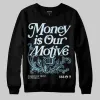 Knu Stack Vintage Satin Dream Blue DopeSkill Sweatshirt Money Is Our Motive Typo Graphic sold by DopeSkill