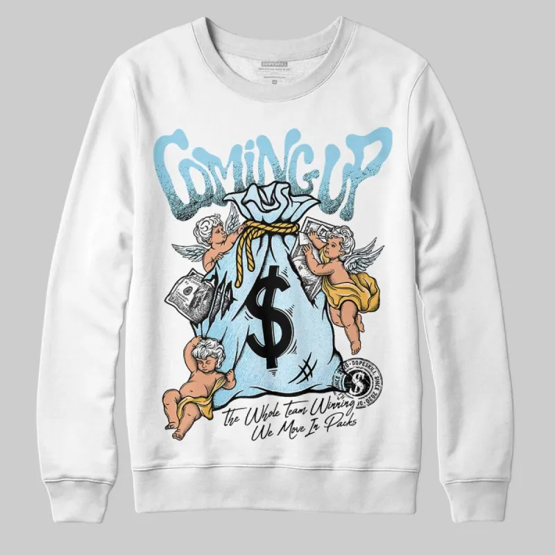 Knu Stack Vintage Satin Dream Blue DopeSkill Sweatshirt Money Bag Coming Up Graphic sold by DopeSkill