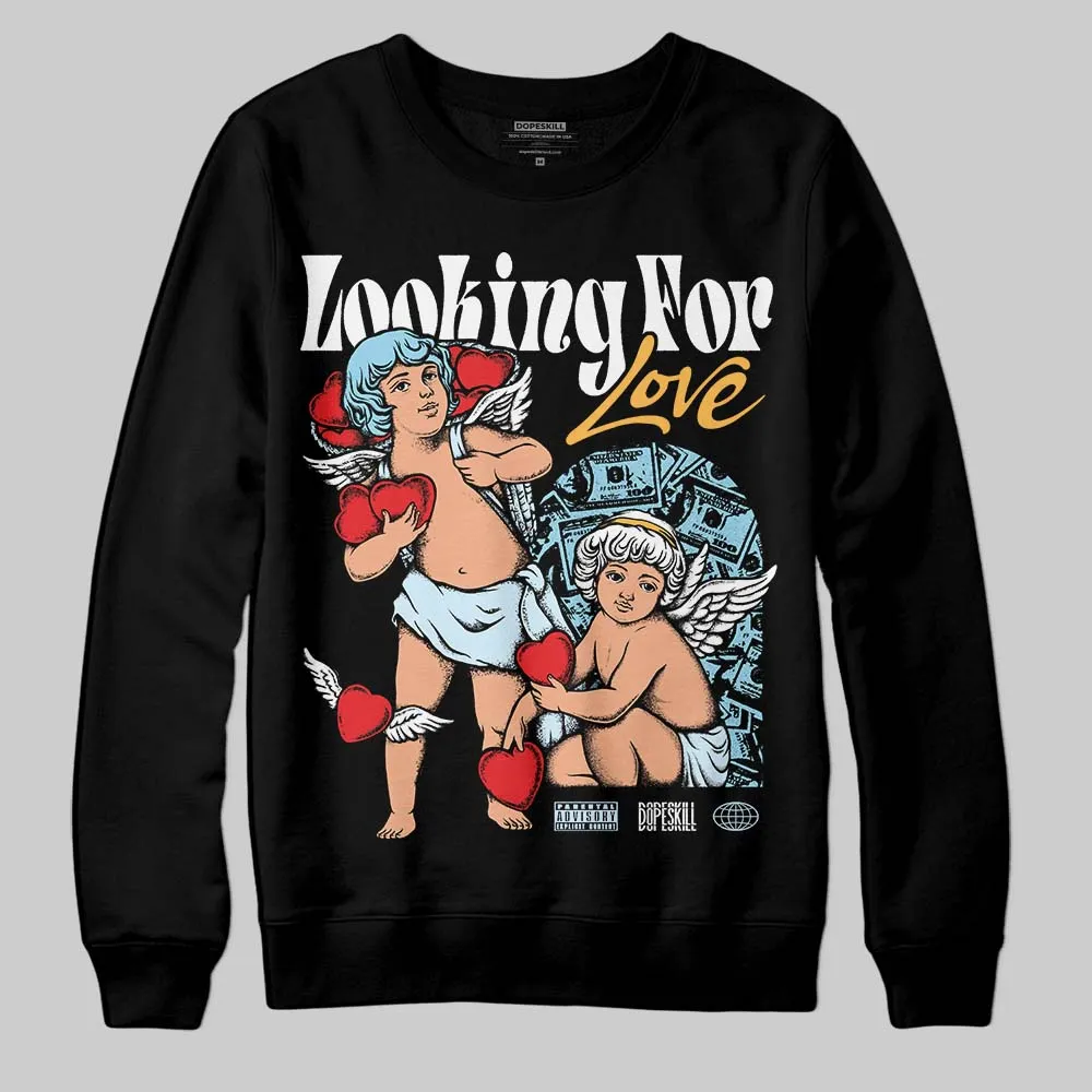 Knu Stack Vintage Satin Dream Blue DopeSkill Sweatshirt Looking For Love Graphic sold by DopeSkill product image thumbnail 2