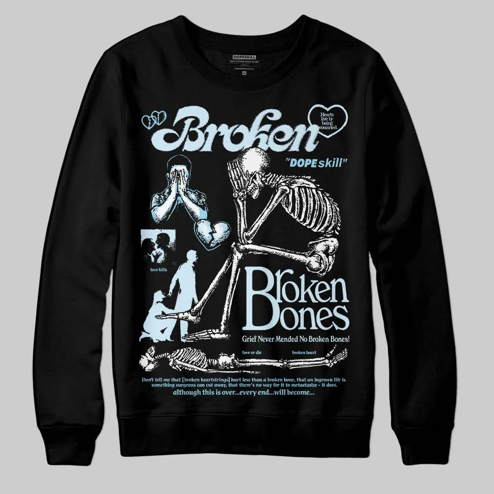 Knu Stack Vintage Satin Dream Blue DopeSkill Sweatshirt Broken Bones Graphic sold by DopeSkill product image thumbnail 2