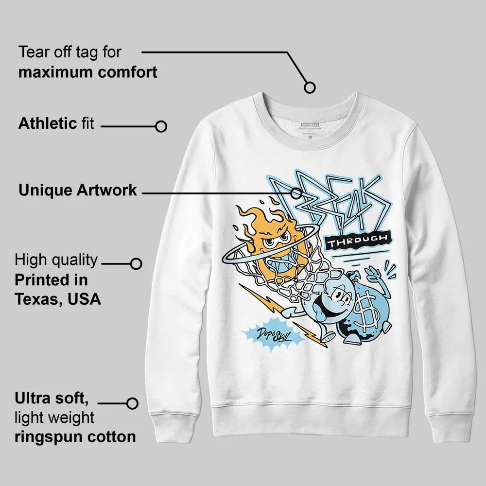 Knu Stack Vintage Satin Dream Blue DopeSkill Sweatshirt Break Through Graphic sold by DopeSkill product image thumbnail 3