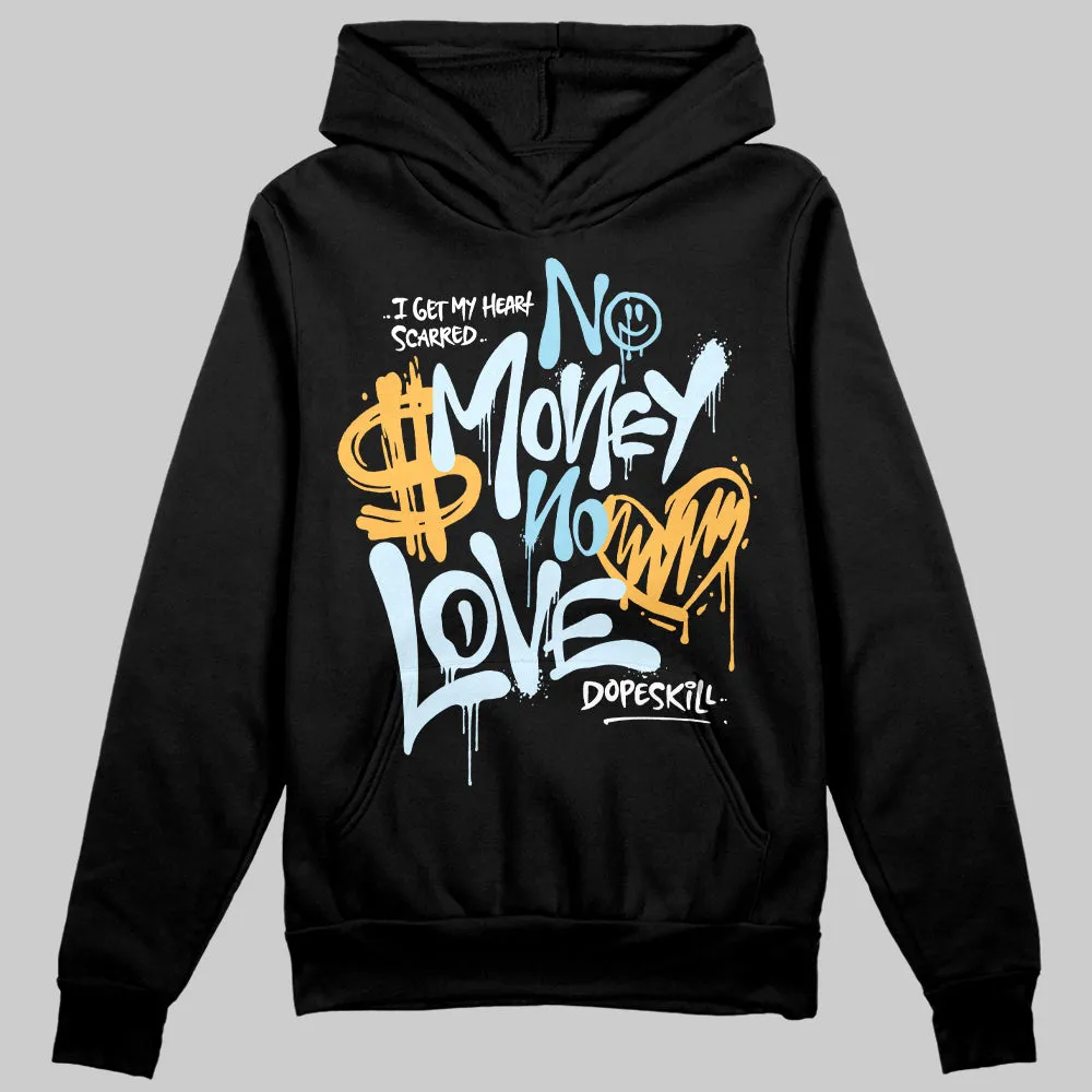 Knu Stack Vintage Satin Dream Blue DopeSkill Hoodie Sweatshirt No Money No Love Typo Graphic sold by DopeSkill product image thumbnail 2