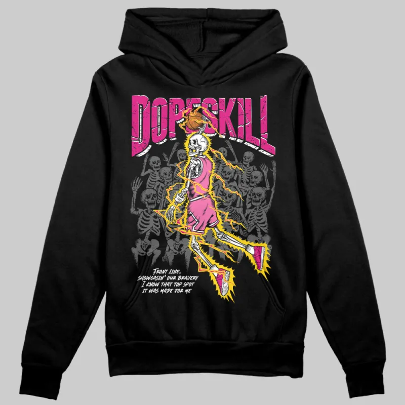 Rick RO Pink Leather Sneakers DopeSkill Hoodie Sweatshirt Thunder Dunk Graphic sold by DopeSkill
